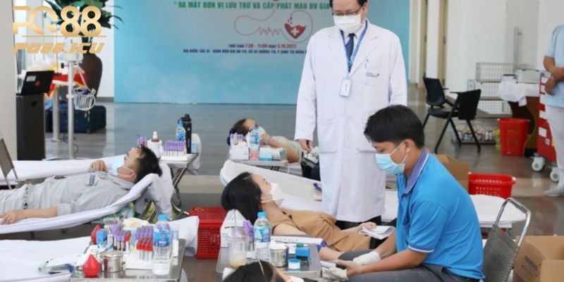 PQ88 tổ chức chương trình hiến máu nhân đạo tại nhiều bệnh viện